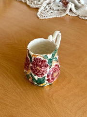 Burgundy Floral Mug
