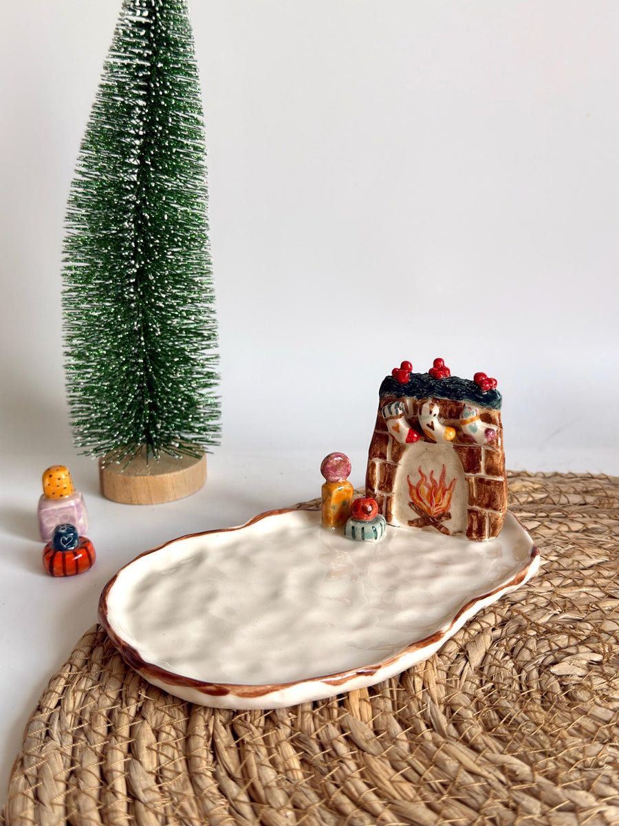Fireplace Decor Trinket Dish