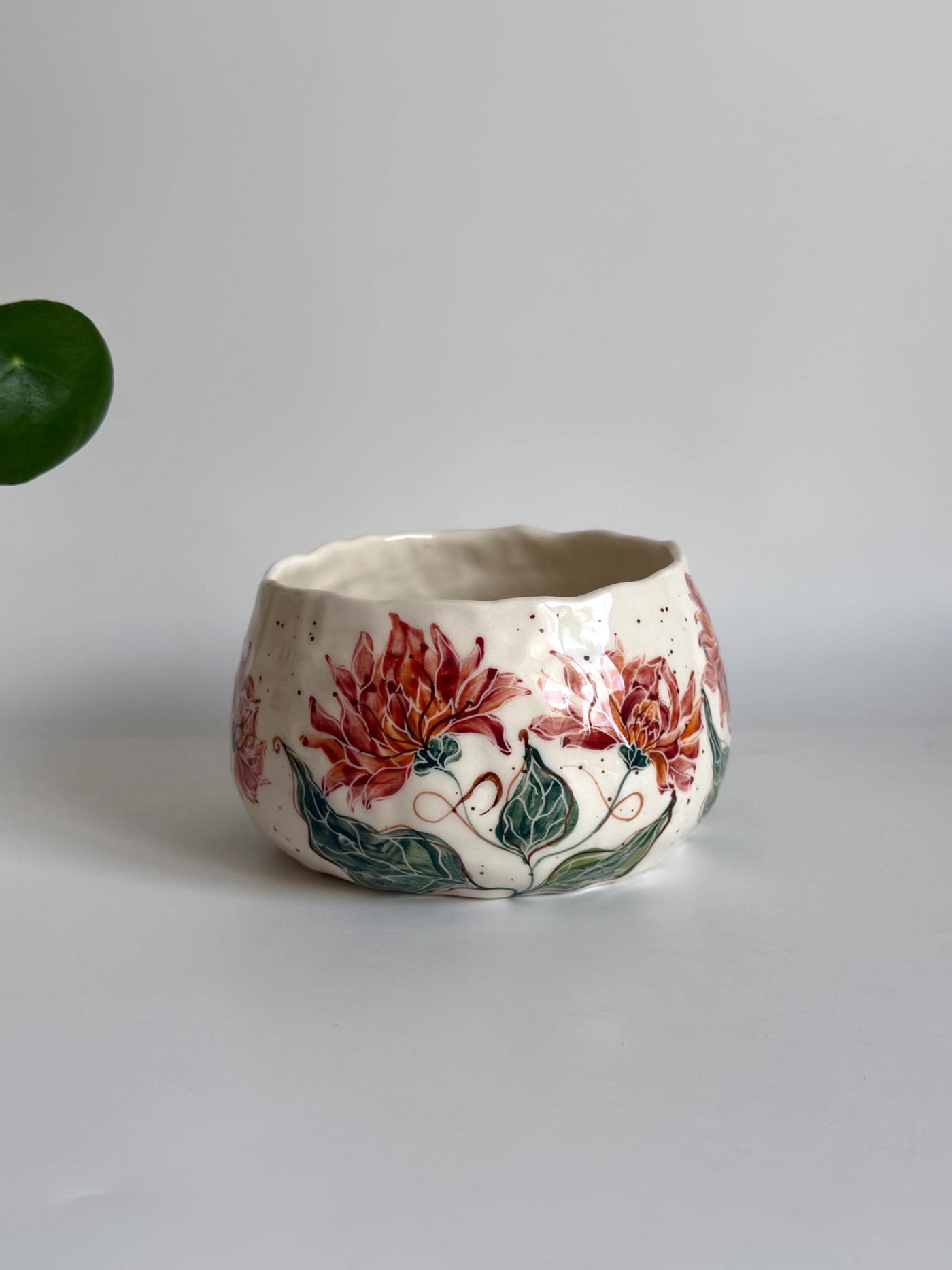 Dahlia Flower Bowl