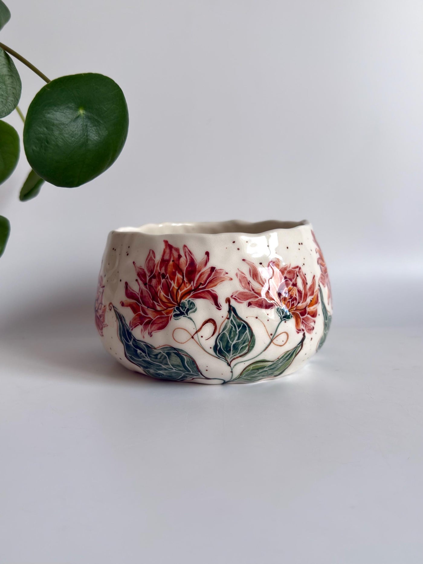 Dahlia Flower Bowl
