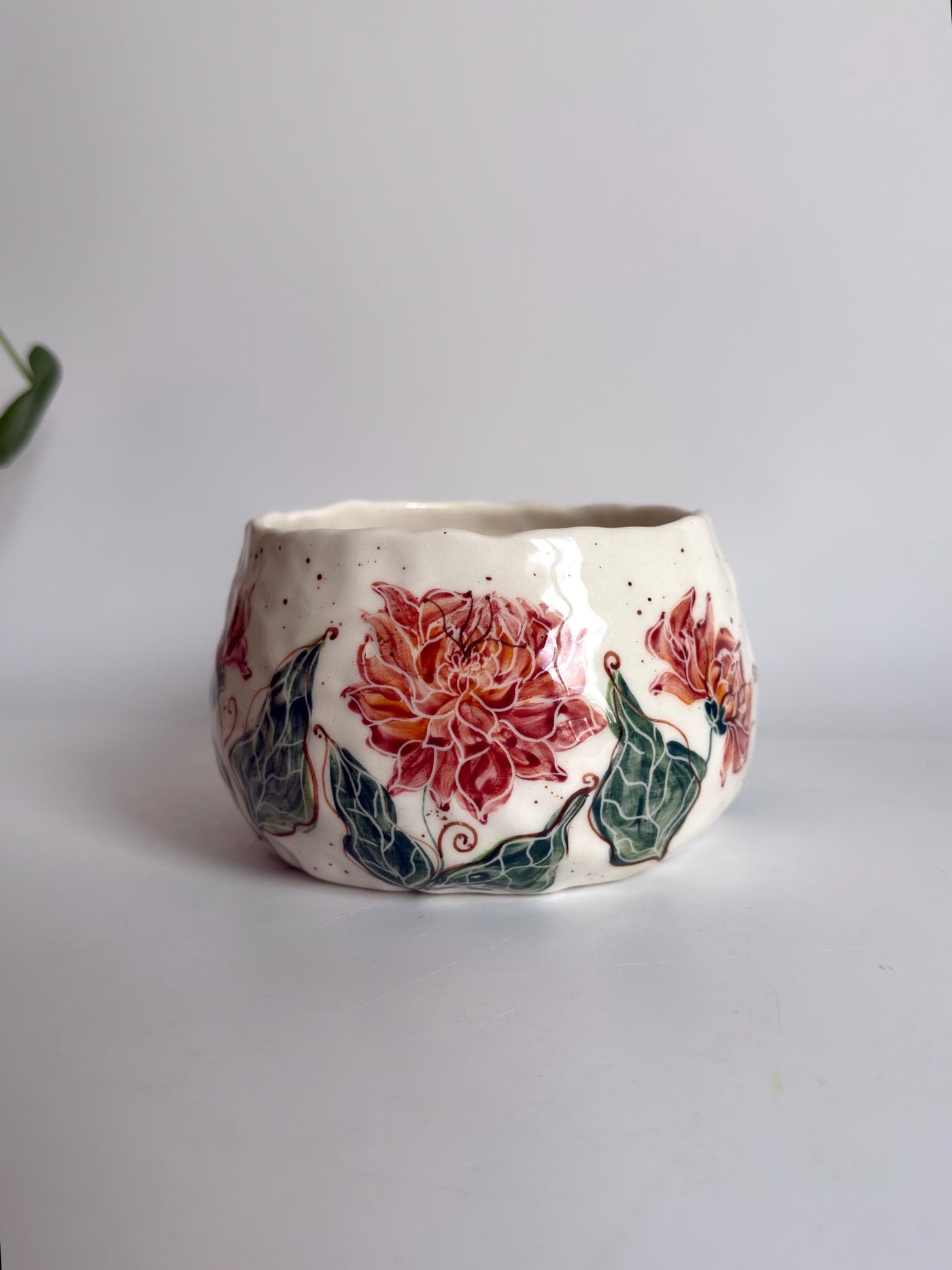 Dahlia Flower Bowl