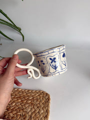 Blue Flowers, Inspired by Tarot Cards Mug