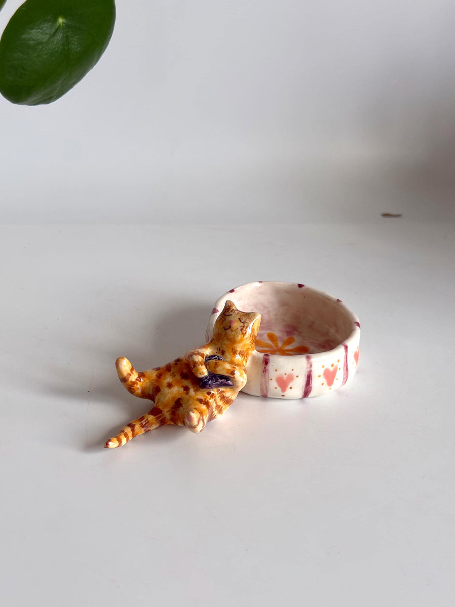 Ginger Cat Ring Dish