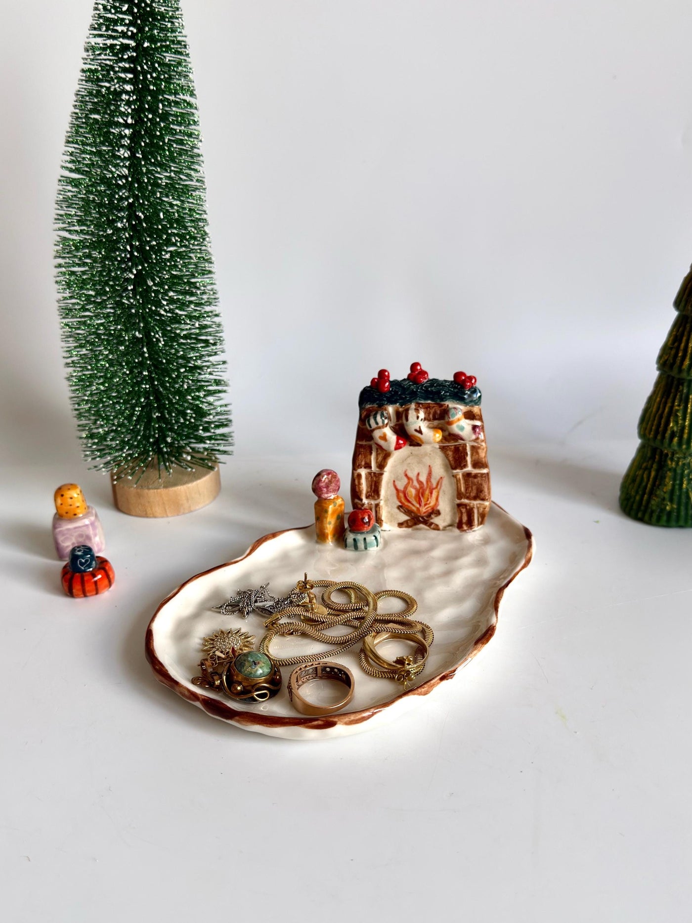 Fireplace Decor Trinket Dish