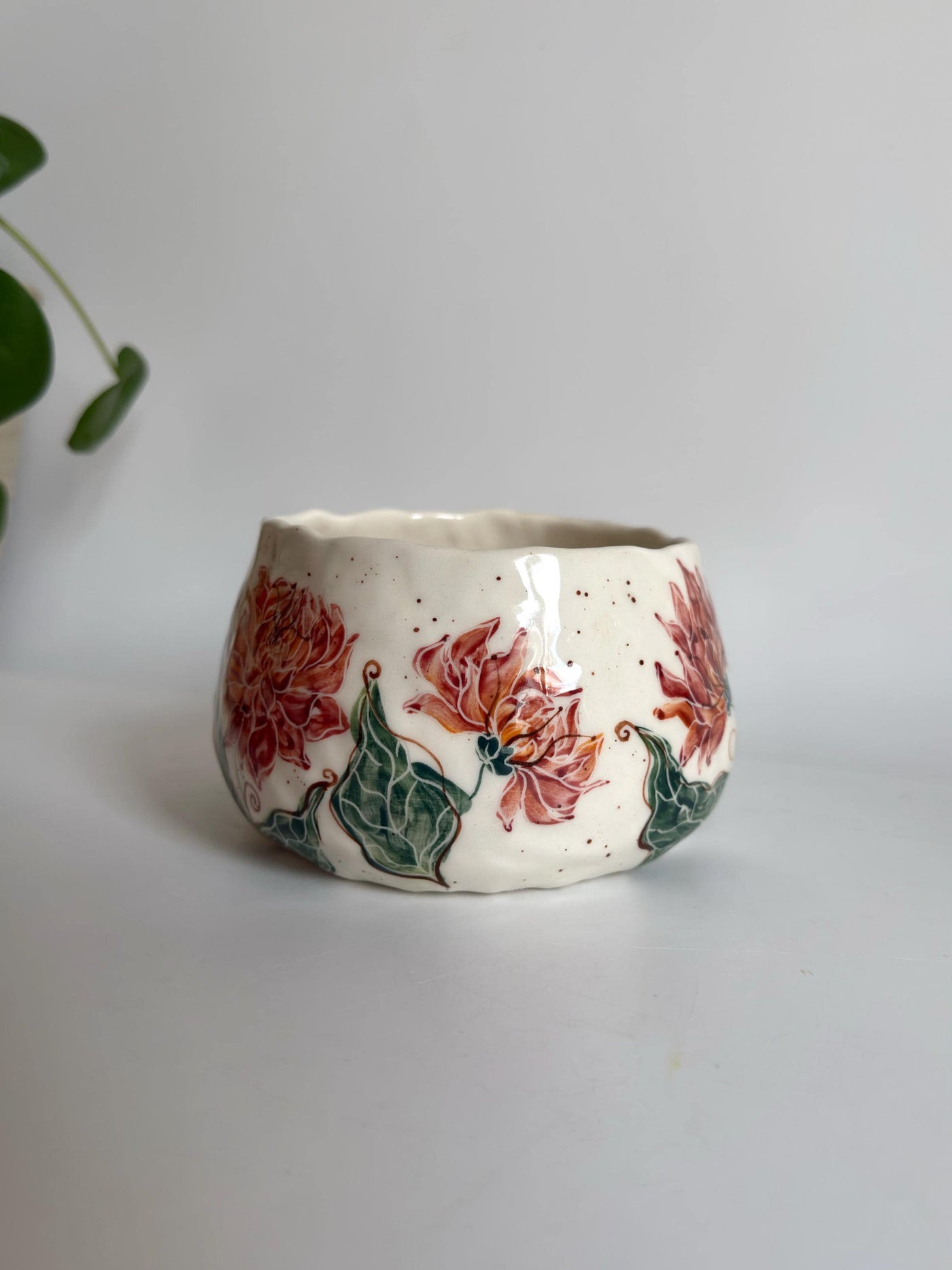 Dahlia Flower Bowl