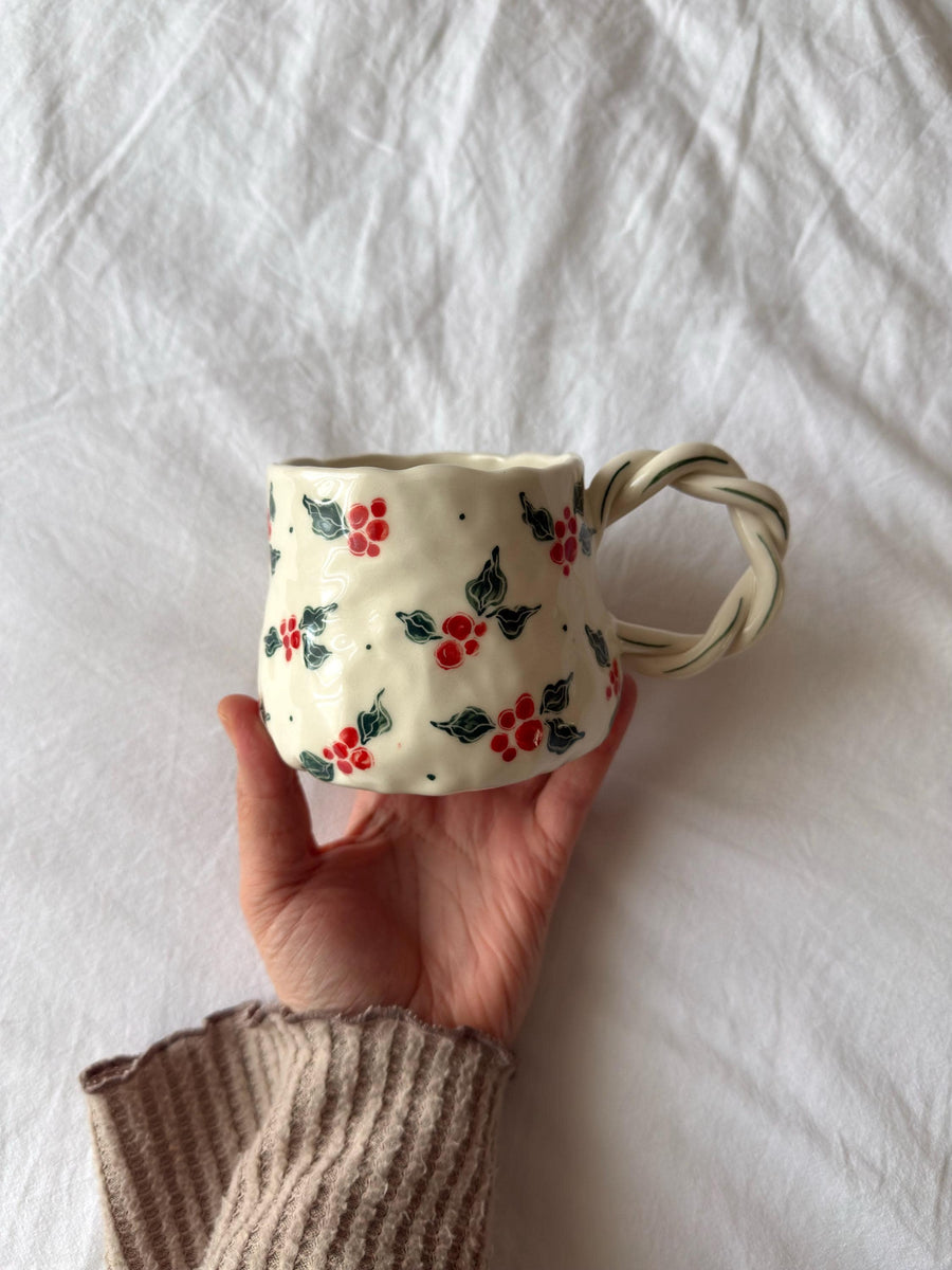 Winterberry Christmas Mug