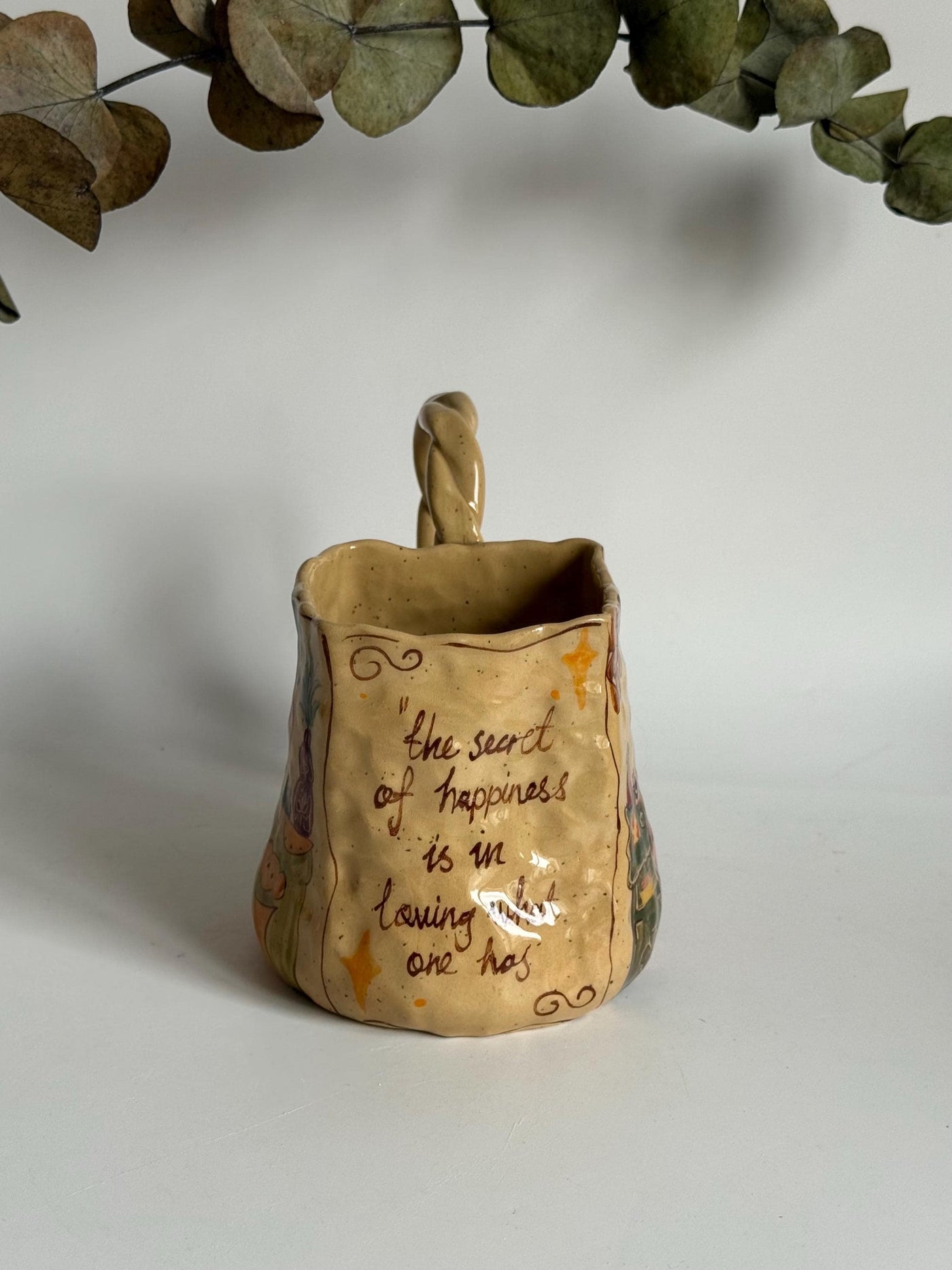Whimsical Handle Mug