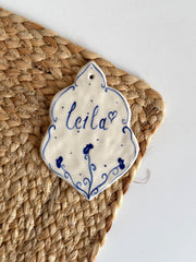 Personalized Blue Ornament