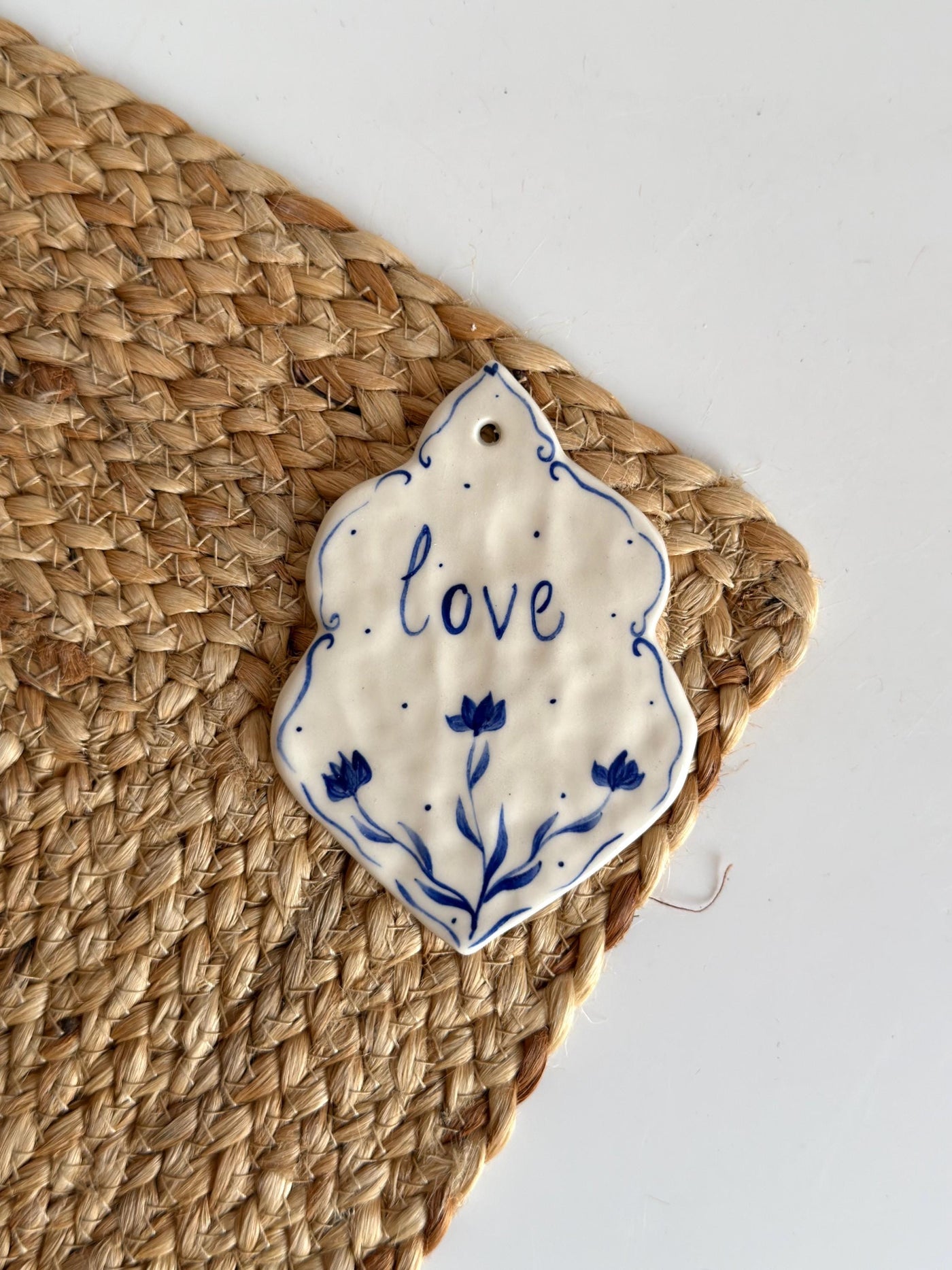 Personalized Blue Ornament