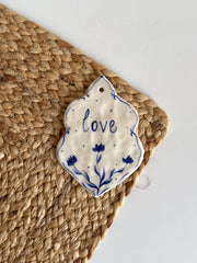 Personalized Blue Ornament