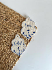 Personalized Blue Ornament