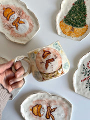 Snowman - Christmas Snow Globe Mug