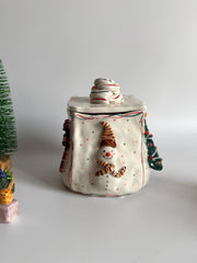 Christmas Ceramic Jar Design 2