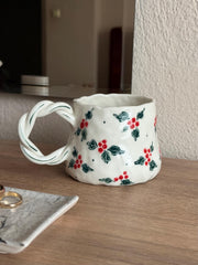 Winterberry Christmas Mug