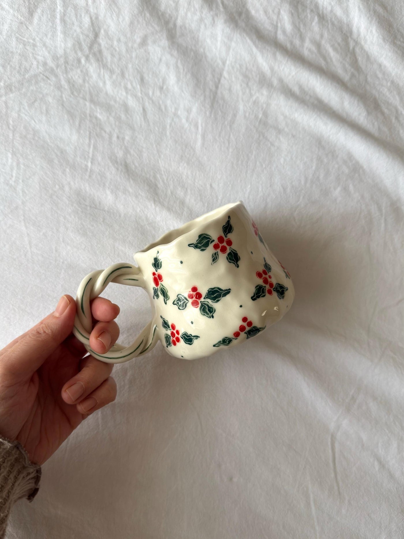Winterberry Christmas Mug