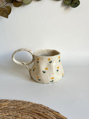 Yellow Tulips Minimalist Mug