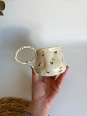 Yellow Tulips Minimalist Mug