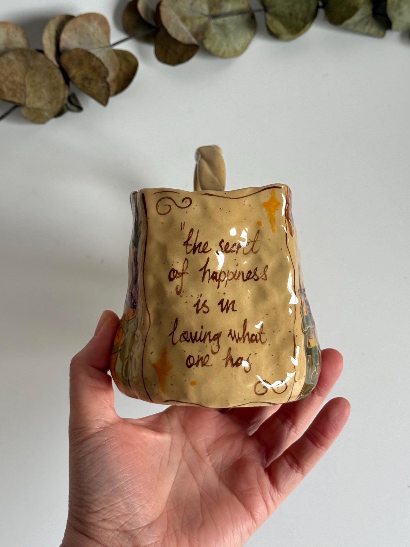 Whimsical Handle Mug