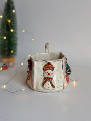 Christmas Theme Fireplace Mug
