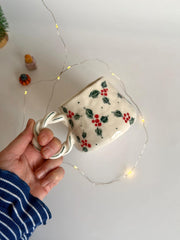 Winterberry Christmas Mug