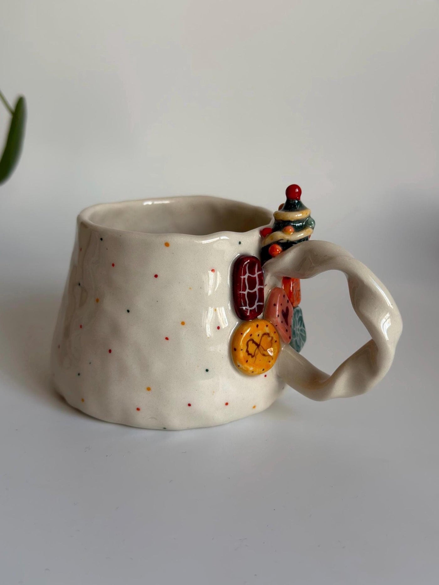 Christmas Tree on Handle Mug