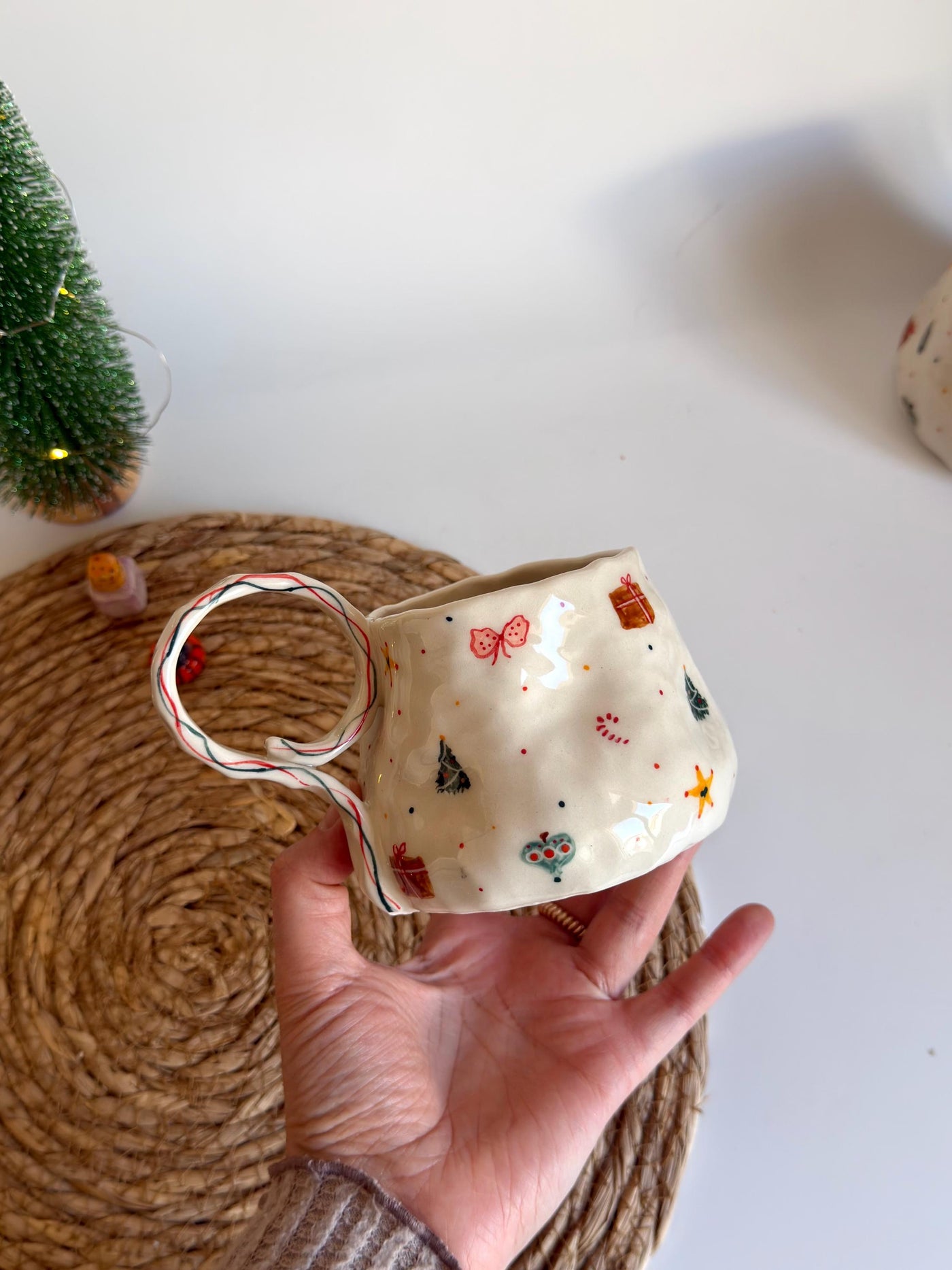 Cute Minimalist Christmas Mug
