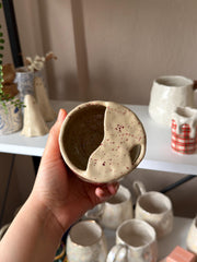 Red Floral To Go Mug