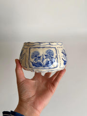 Botanical Blue Flowers Bowl
