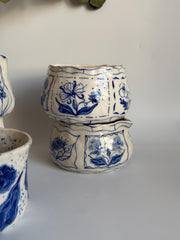 Botanical Blue Flowers Bowl