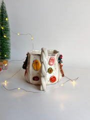 Christmas Theme Fireplace Mug