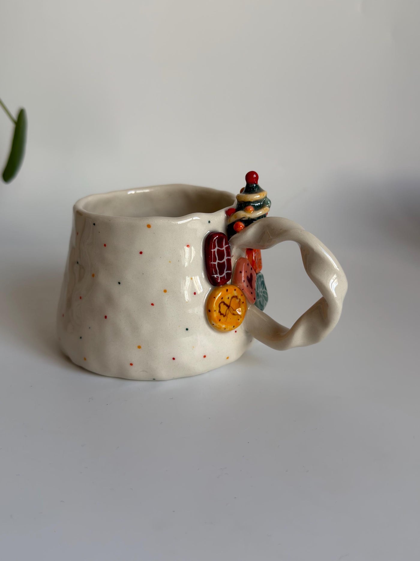 Christmas Tree on Handle Mug