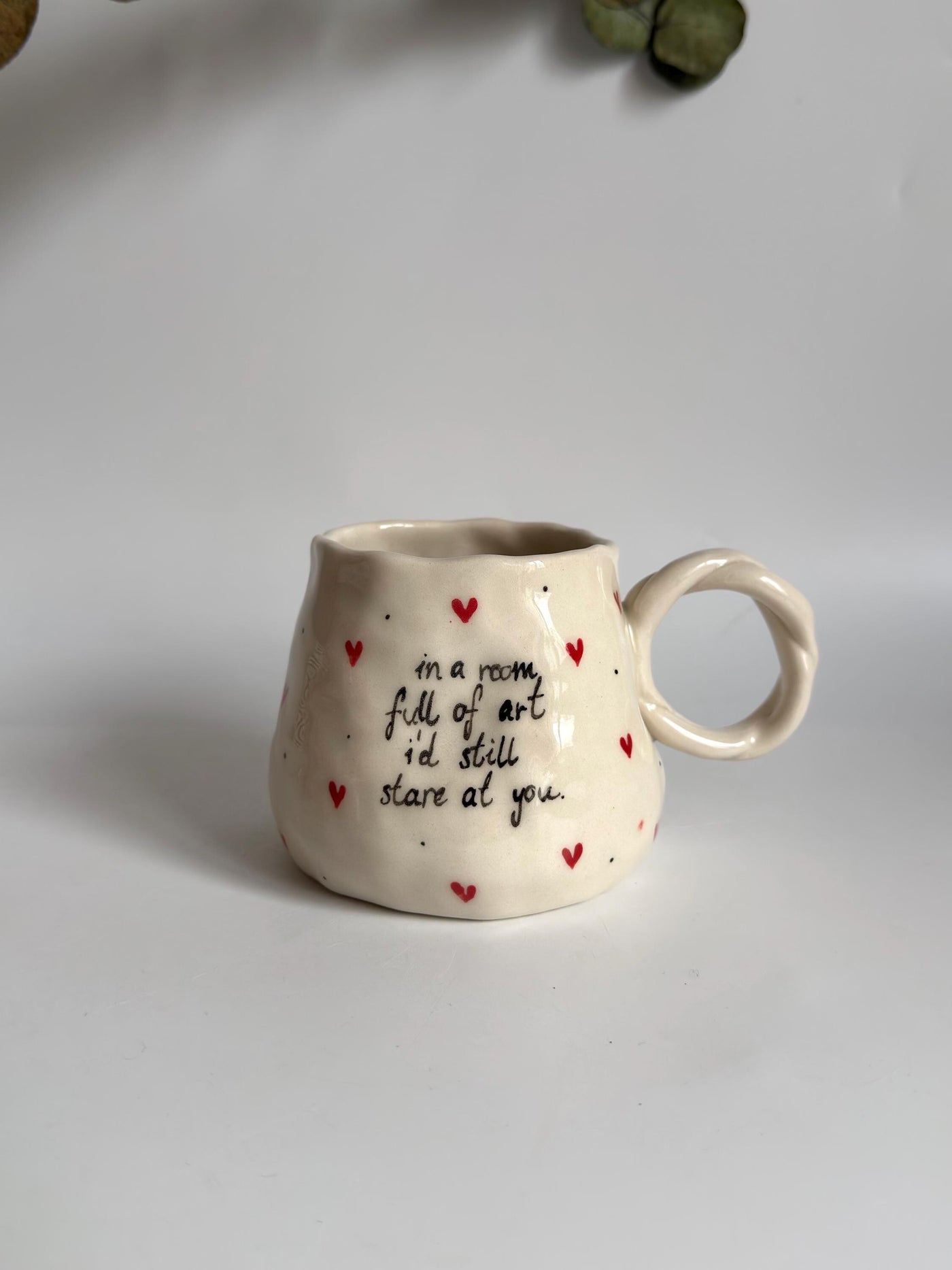 In a room full of art Mug