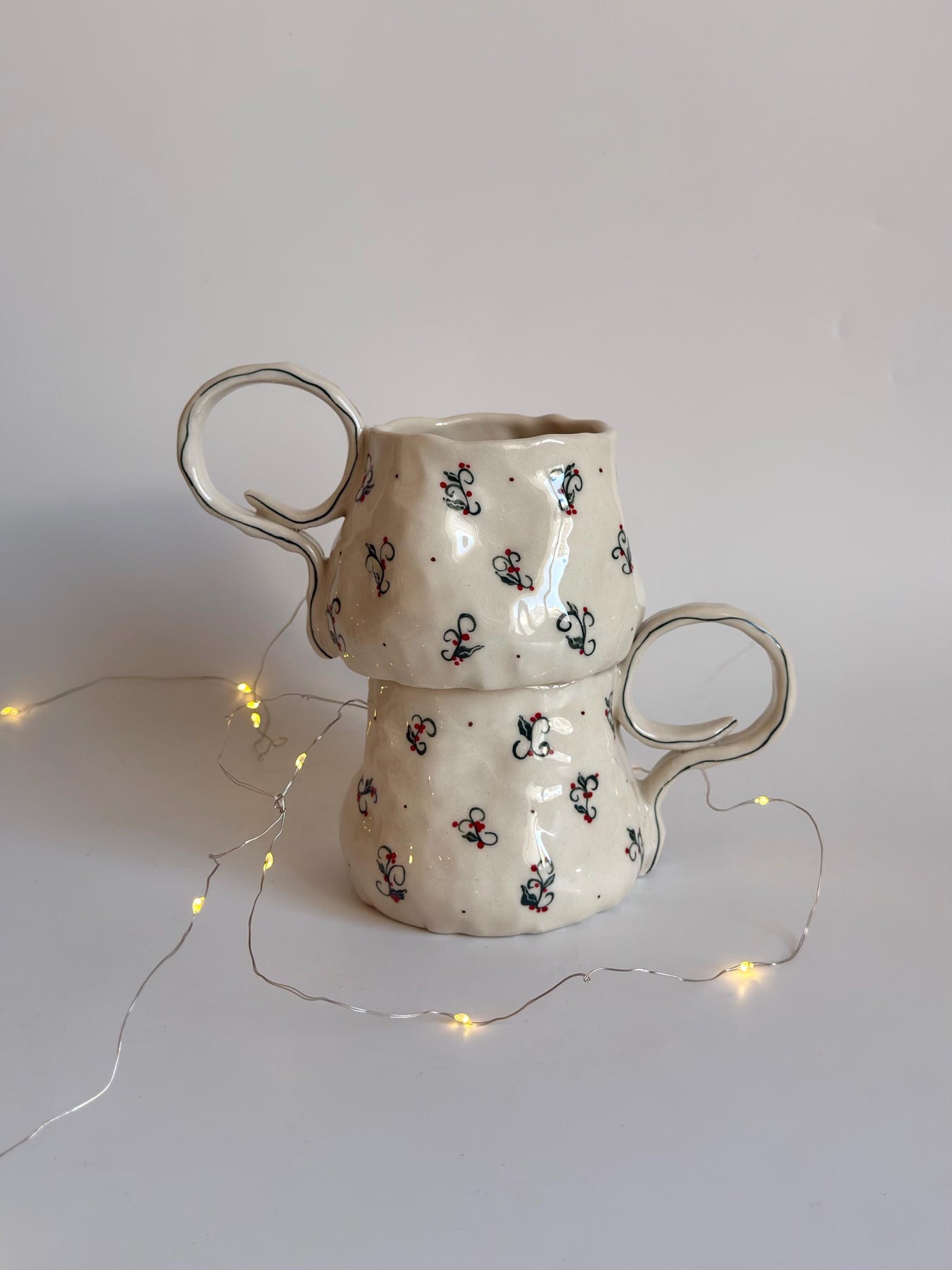 Winter Berry Minimalist Mug
