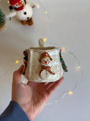 Christmas Theme Fireplace Mug