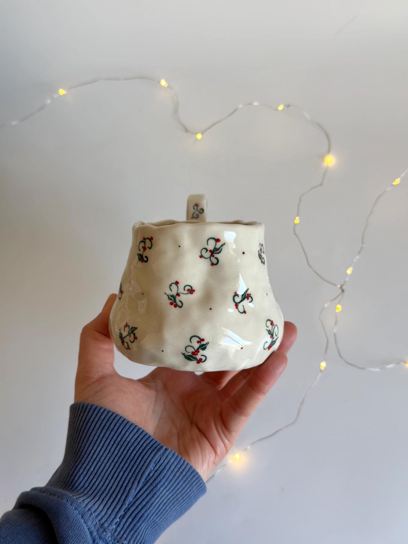 Winter Berry Minimalist Mug