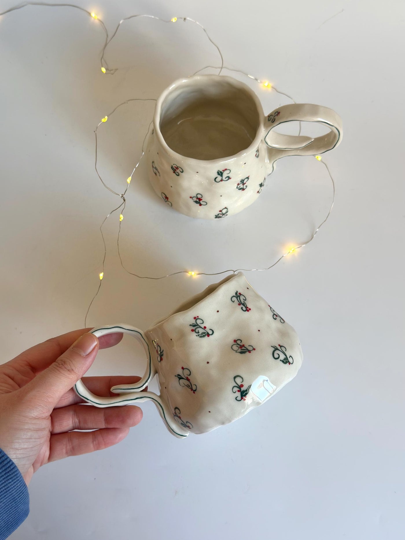 Winter Berry Minimalist Mug