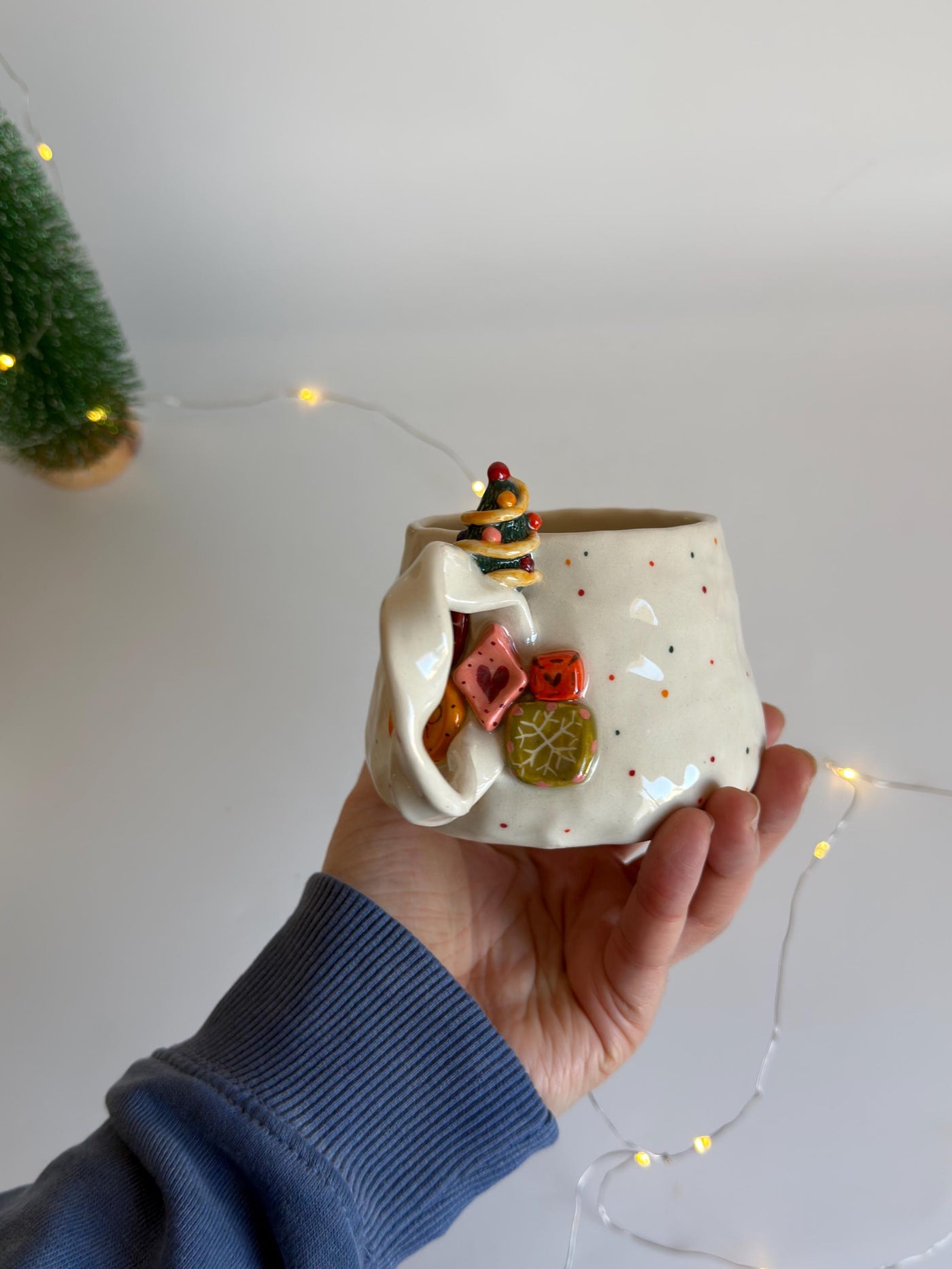 Christmas Tree on Handle Mug