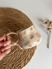Cute Minimalist Red Bows Mug