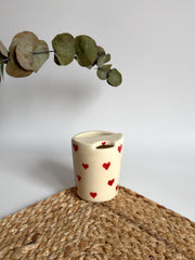 Red Hearth Dot Travel Mug