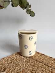 Red Hearth Dot Travel Mug