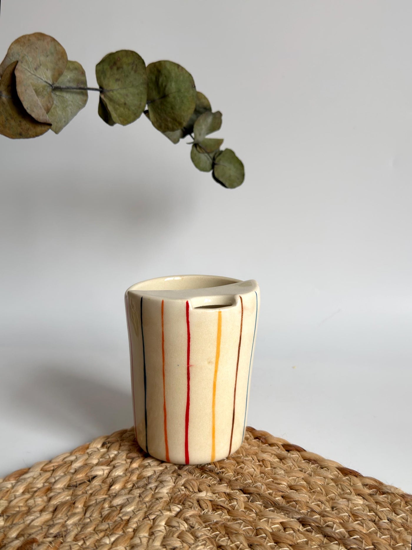 Red Hearth Dot Travel Mug