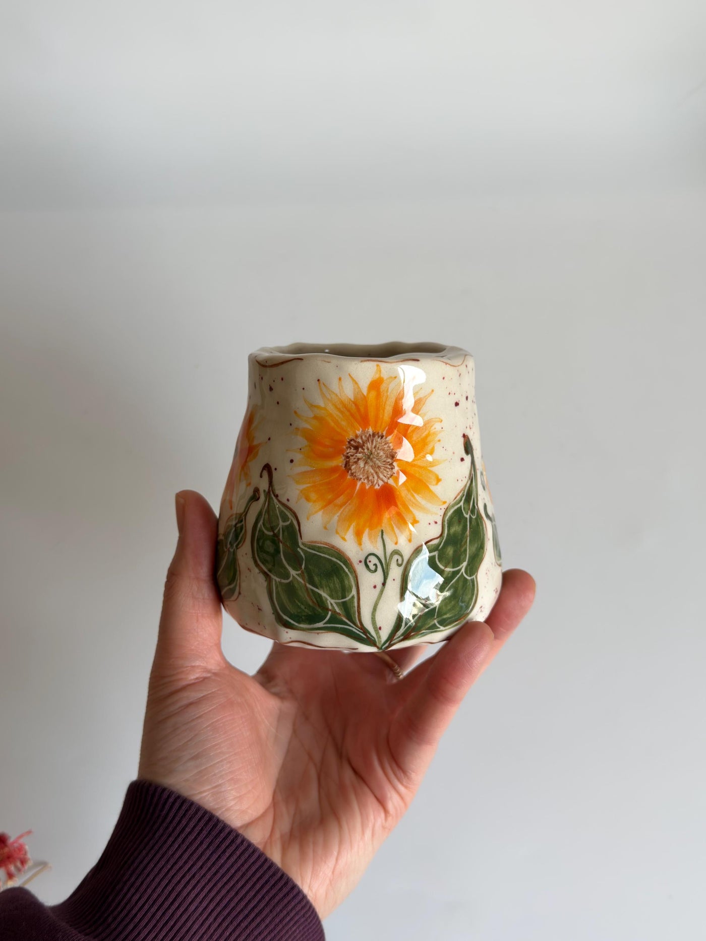 Yellow Sunflowers Travel Mug