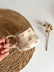 Cute Minimalist Red Bows Mug