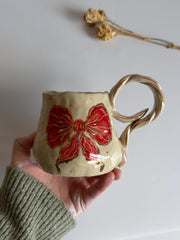Cute Red Bows Mug