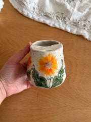Yellow Sunflowers Travel Mug