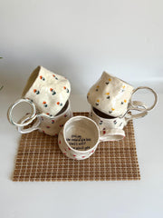 Personalized Cute Floral Minimalist Mug / Write