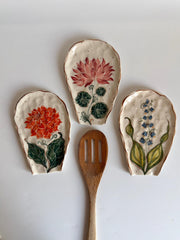 Detail Floral Spoon Rests