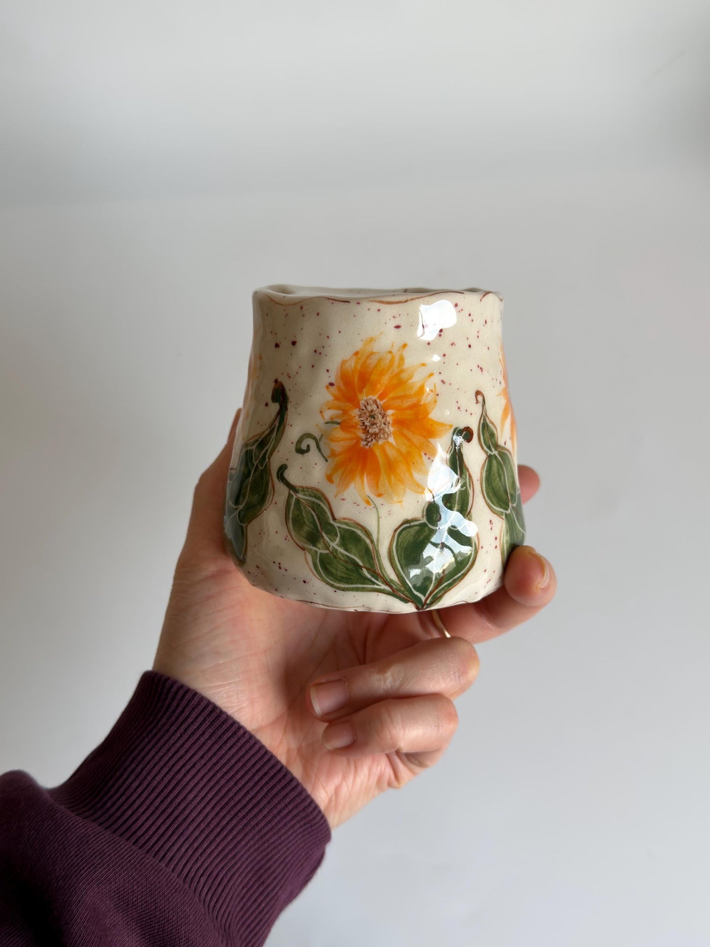 Yellow Sunflowers Travel Mug
