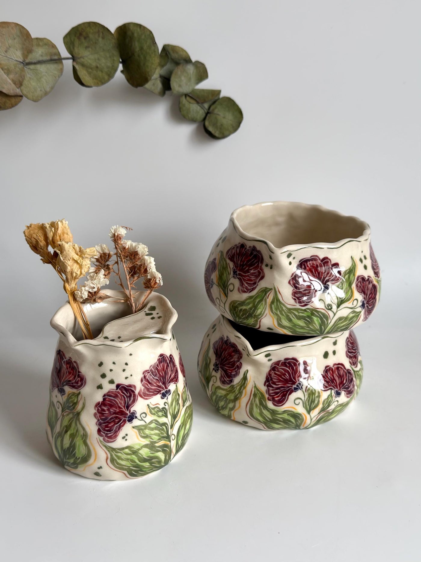 Purple Floral To Go Mug