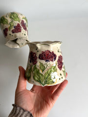 Purple Floral To Go Mug